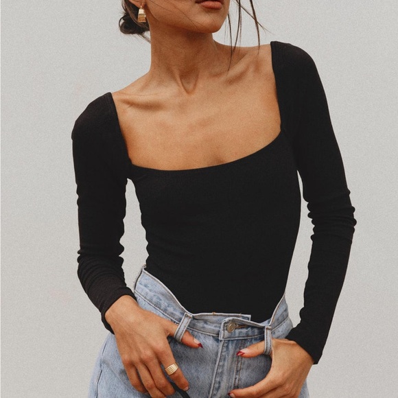 Princess Polly Tops - Princess Polly Charlotte Bodysuit